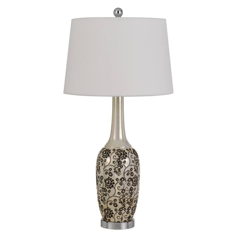 Set of Two 30" Stylish Ceramic Pearl Table Lamp - Large