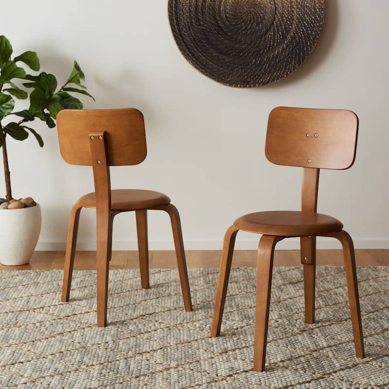SAFAVIEH Vicie Stackable Dining Chair (Set of 2)