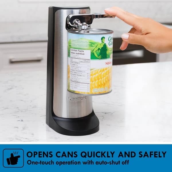 Kenmore 3-In-1 Automatic Electric Can Opener, Knife Sharpener