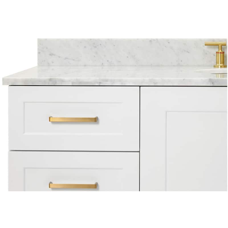 Ariel Q061SCW2OVO Taylor 61" Free Standing Single Oval Basin Vanity