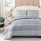 preview thumbnail 25 of 33, Shatex Kids 2 Piece Geometric Comforter Set Grey-2 - Twin