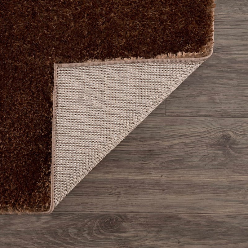 Hauteloom Heavenly Solid Shag Shaggy High Pile Area Rug