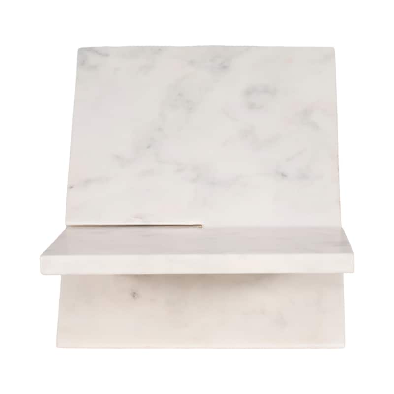 Decorative Travertine Book Stand - 18"