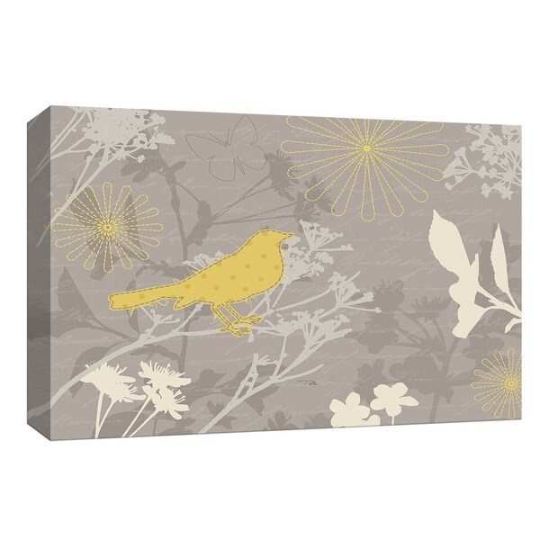 Ptm Images 9 154104 Ptm Canvas Collection 8 X 10 Bird Song Yellow Giclee Birds Art Print On Canvas