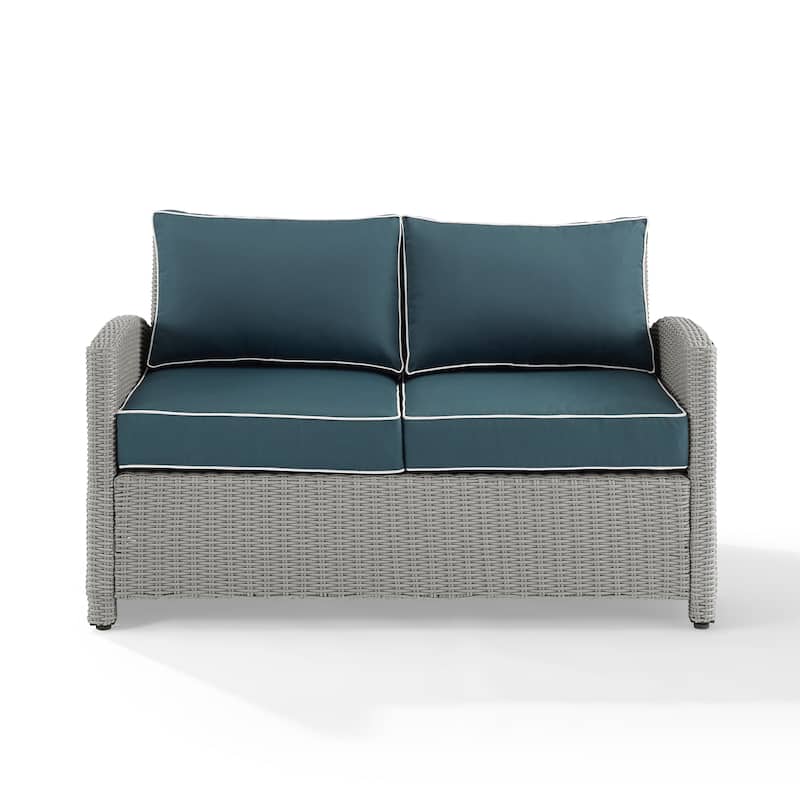 Bradenton Outdoor Wicker Loveseat - 55 "W x 31.75 "D x 32.5 "H