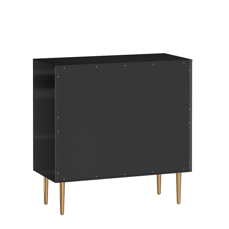 2 Door White Locker Accent Cabinet
