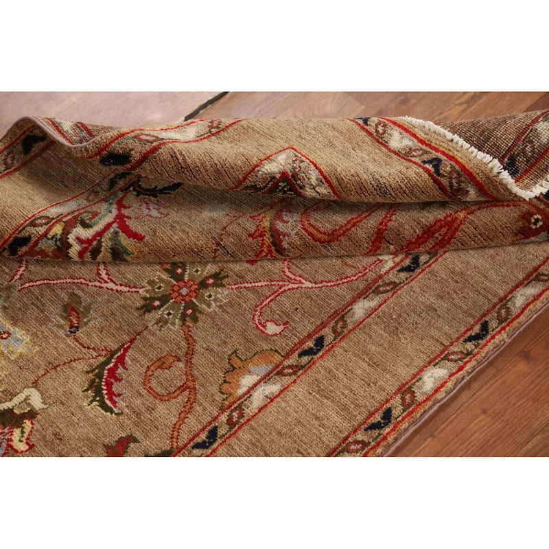 Vegetable Dye Floral Ziegler Oriental Foyer Rug Handmade Wool Carpet - 3'3" x 4'10"