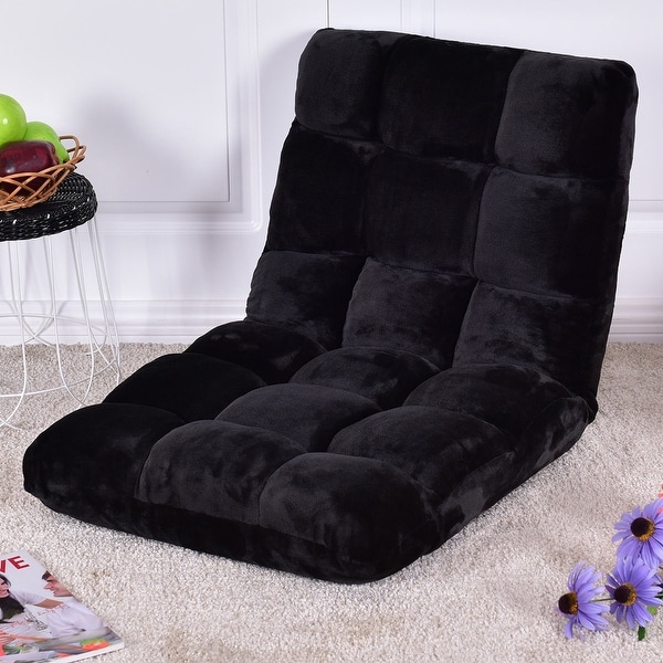 Costway Floor Folding Sofa Chair Lounger 5 Positon Adjule Costway Floor Folding Sofa Chair Lounger 5 Positon Adjule Sleeper Bed Couch Recliner