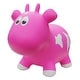 preview thumbnail 1 of 1, Toddler Boys and Girls Farm Hopper Bounce Toy, Pink Cow