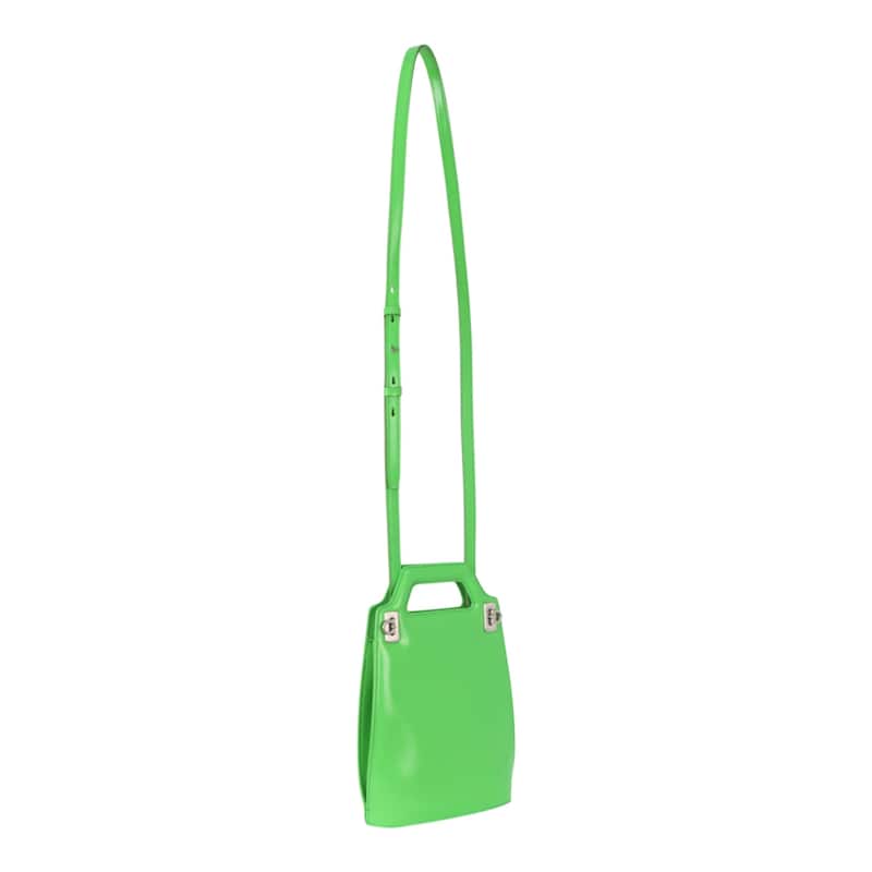 Ferragamo Micro Wanda Patent Leather Shoulder Bag