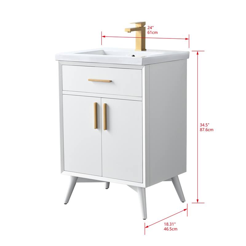 Sudio Design Nolan 24" Single Bathroom Vanity