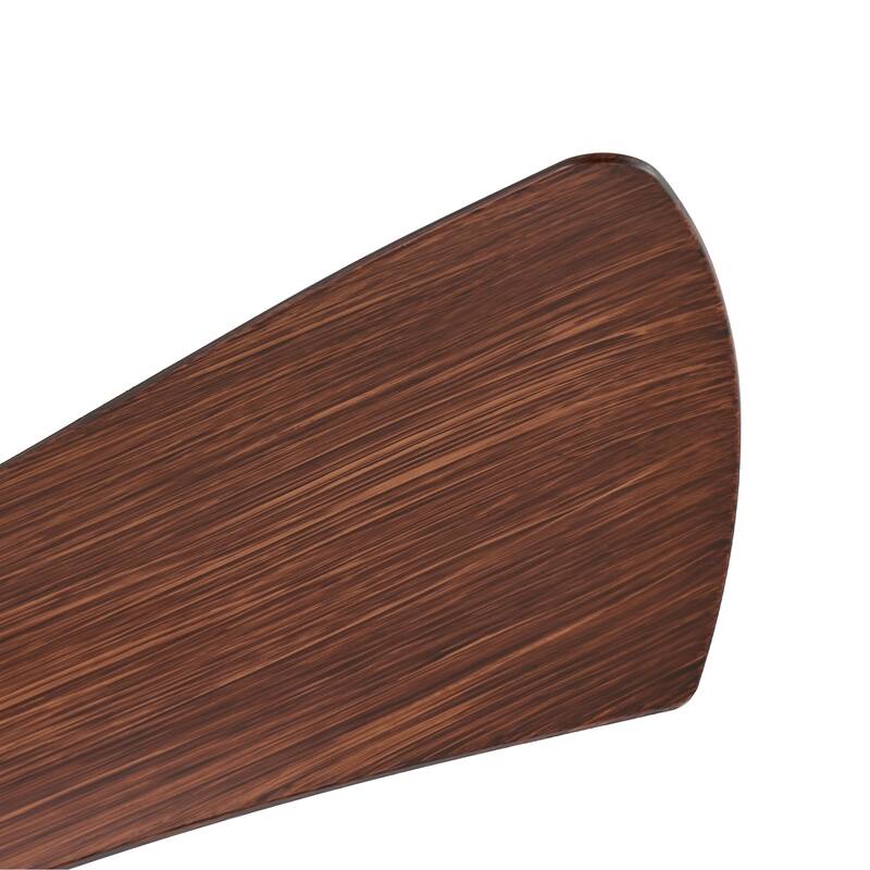 CO-Z 54-Inch Mid-Century Modern Farmhouse Ceiling Fan with Light - Walnut