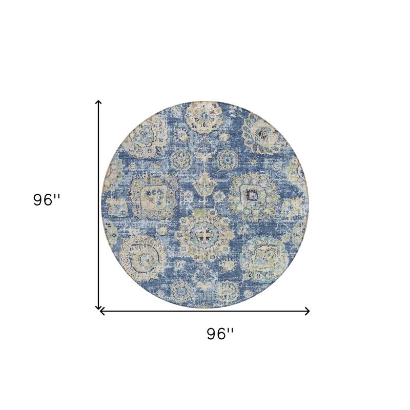 HomeRoots Floral Transitional Rectangle Outdoor Rug
