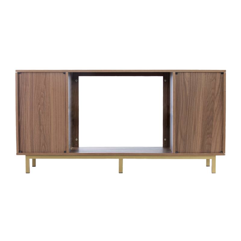 SEI Furniture Yorkville Electric Fireplace w/ Media Storage