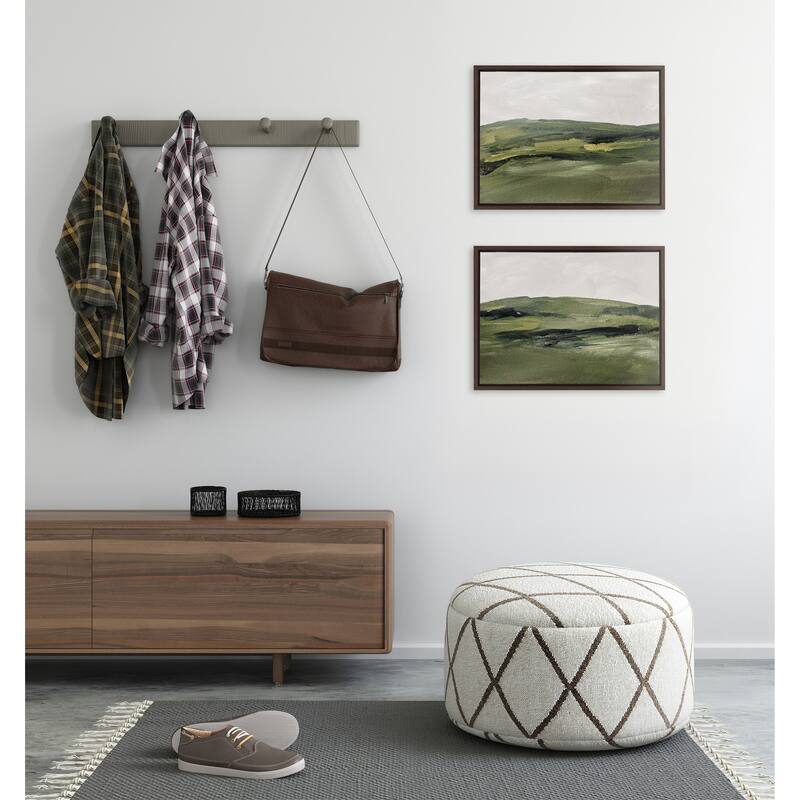 Kate and Laurel Sylvie Landscape Framed Canvas Art by Amy Lighthall