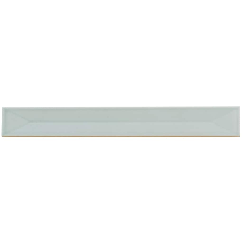 Apollo tile 2" x 16" Horizonte Glossy Pastel light Blue Ceramic Tile (10.76 sq ft/case) - 50 Pack