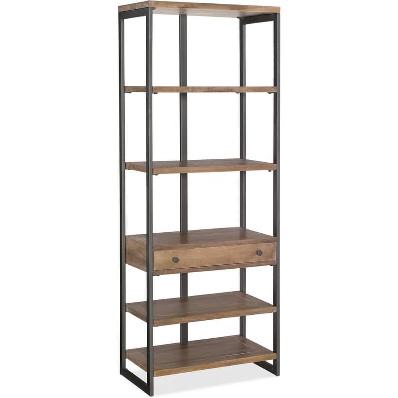 Hooker Furniture 5681-10445-MWD 30" Wide Home Office Shelving Unit