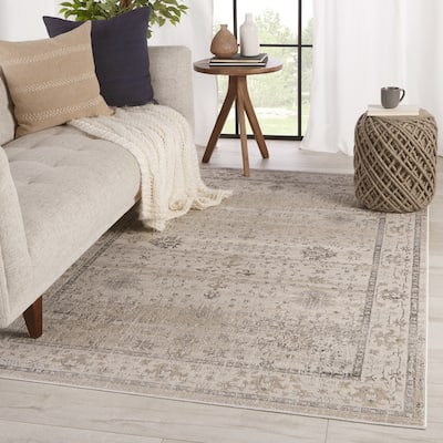 Kaila Oriental Gray Area Rug
