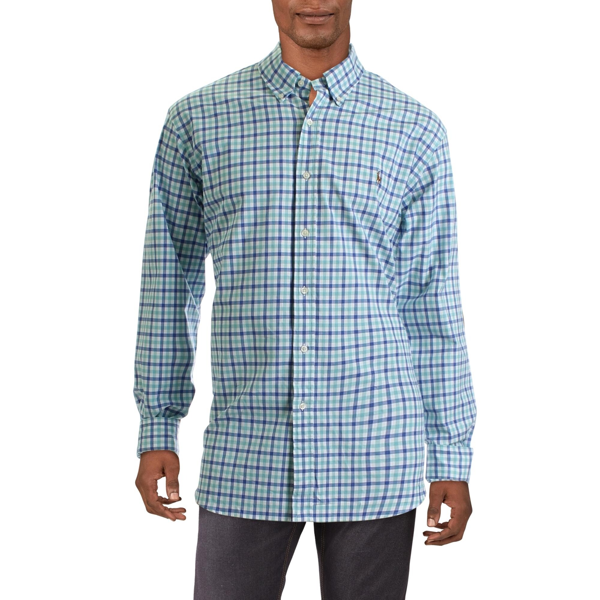 ralph lauren slim fit button down