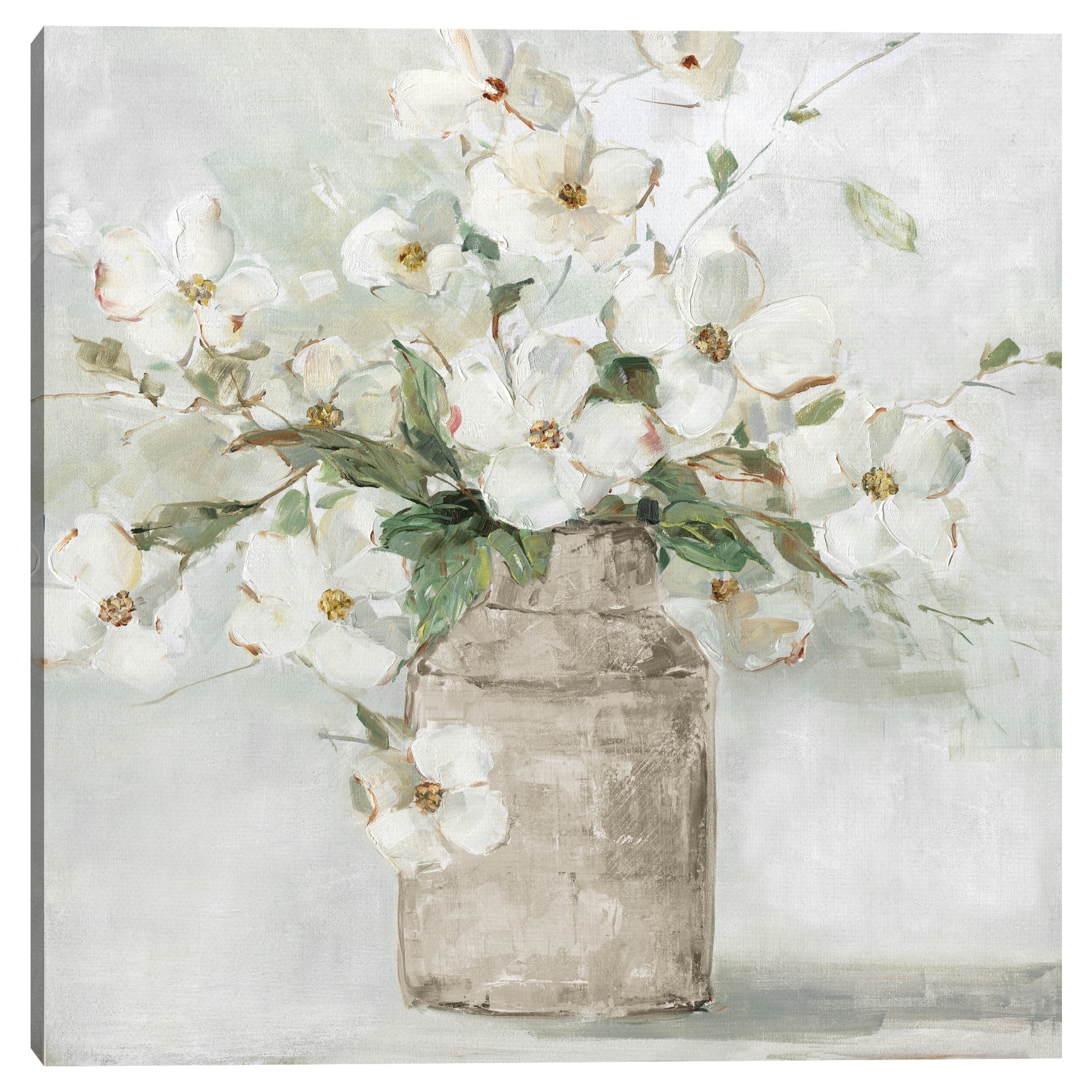 Spring Cottage Blooms I by Sally Swatland Canvas Art Print