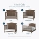 preview thumbnail 3 of 22, Child Craft Hampton Arch Top 4-in-1 Convertible Crib