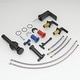 preview thumbnail 10 of 34, Double Handle Three-Hole Bath Waterfall Faucet with Drain