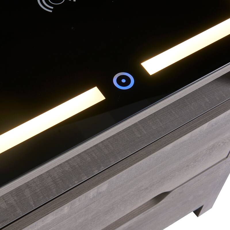 Multifunctional Storage Nightstand,Wireless Charging