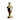 Decorative Spire Lamp Finial Polished Brass, 2.3"h