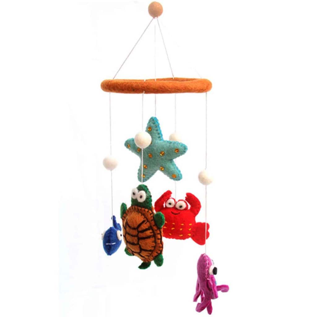 Handmade Felt Deep Sea Mobile (Nepal)
