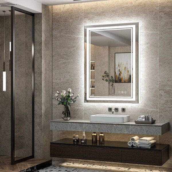 Wall mirror led light online
