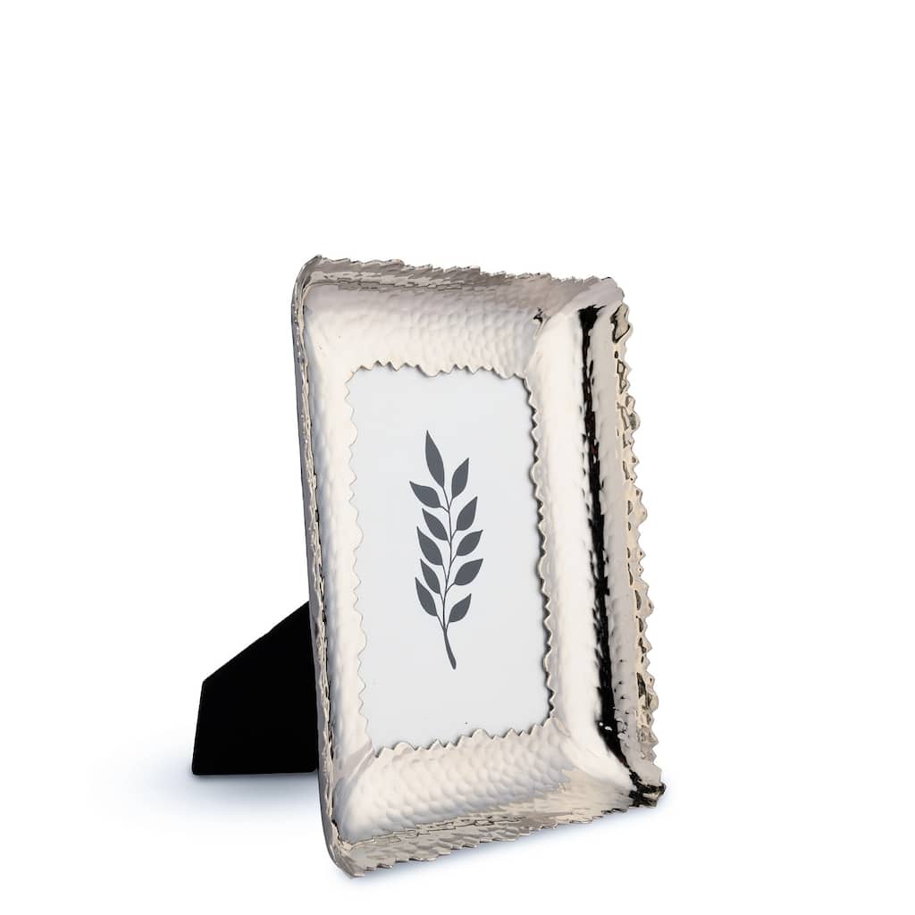 Brass Picture Frame Silver 5x7