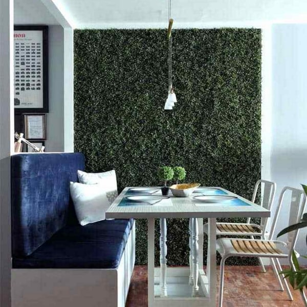 Artificial Hedge Tile with Installable Back Board,20"x 20"/pc. Opens flyout.