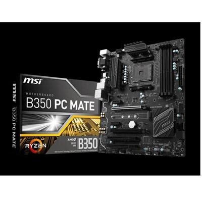 Shop Msi B350 Pc Mate Amd Am4 Ddr4 Atx Motherboard Overstock 17925452