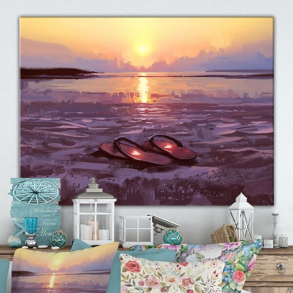 Flip flop clearance canvas paintings