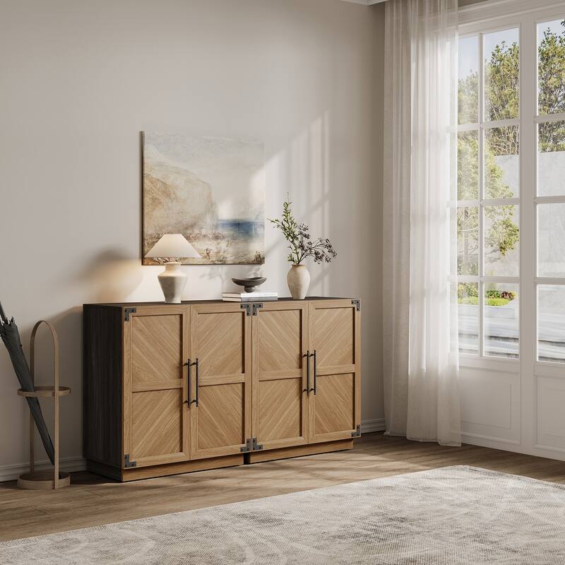 2 Doors Vintage Magician Storage Cabinet