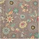 preview thumbnail 9 of 51, SAFAVIEH Handmade Four Seasons Sebrina Floral Rug 6' Square - Grey/Blue - Square