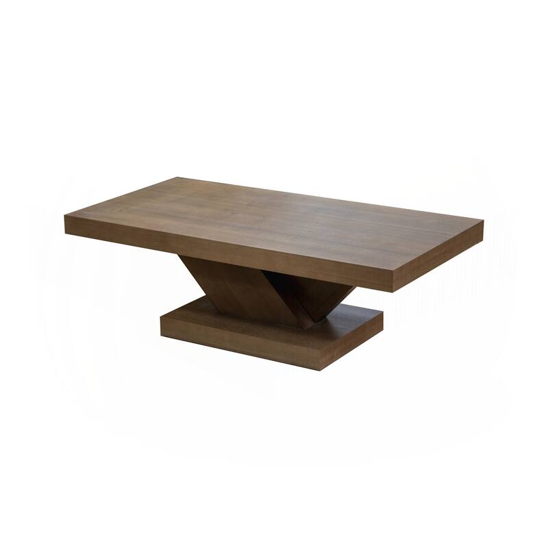 Modern Cross Leg Coffee Table, Sturdy X-Shape Design