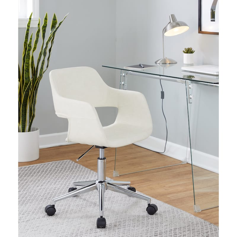 Carson Carrington Vallen Adjustable Task Chair with 5-Star Base