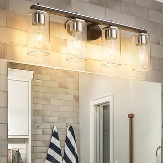 4-Light Wall Sconces Bathroom Vanity Light Over Mirror - Bed Bath & Beyond - 39869829