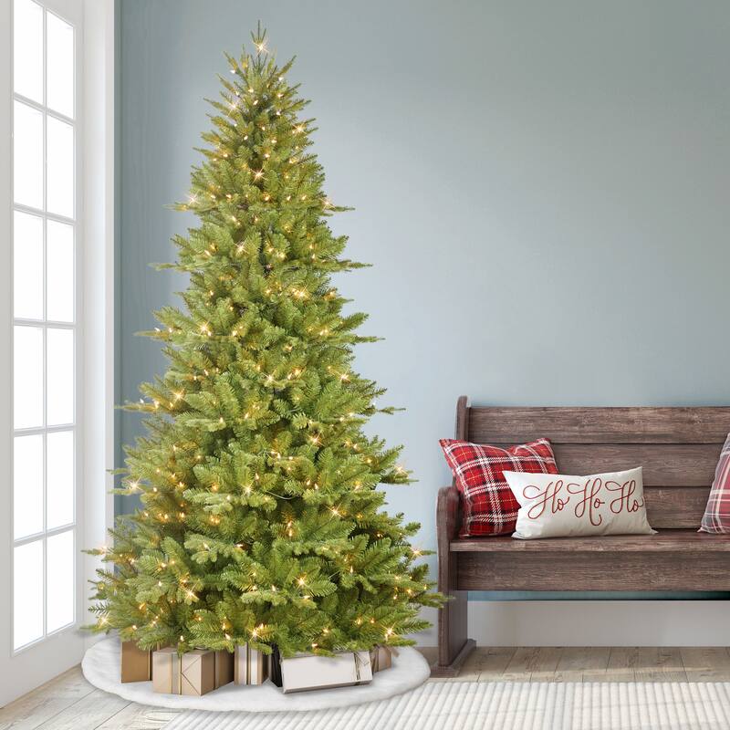 7.5' Pre-lit Yellow/Green PE/PVC Index Tree