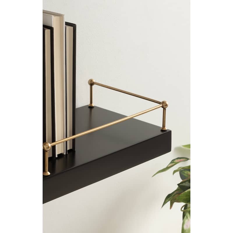 Kate and Laurel Havina Floating Shelf Set