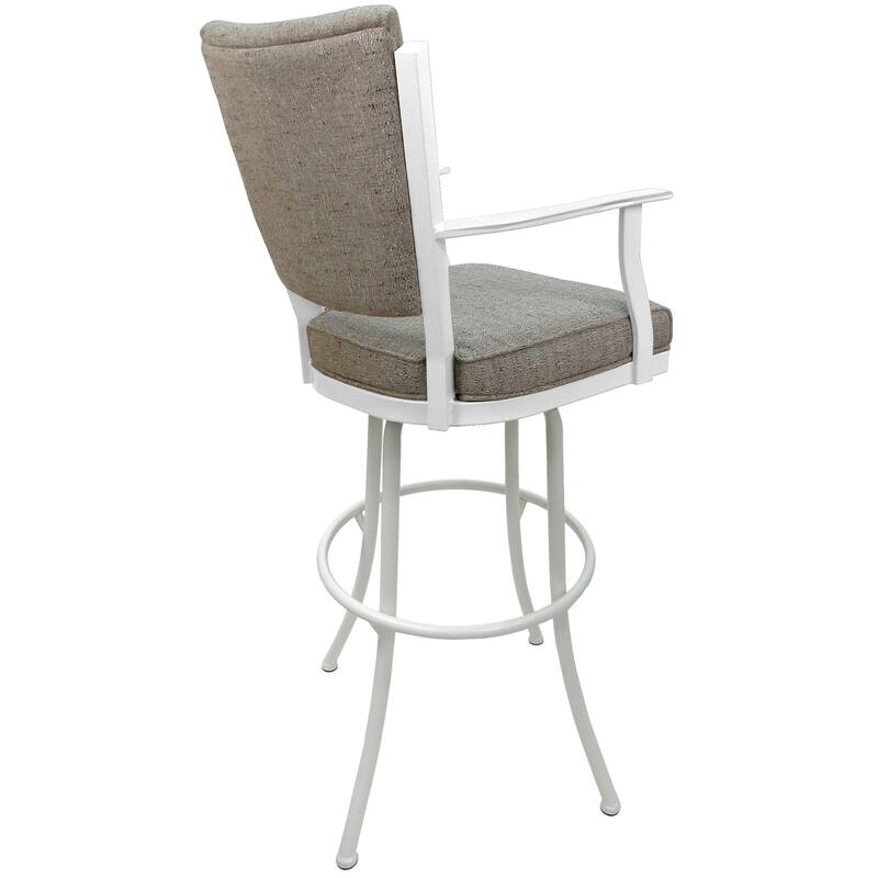 Swivel Extra Tall 34" (35") Metal Bar Stool Montana on Noam Base - 34" Seat