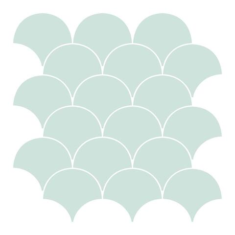 Shell Peel & Stick Backsplash Tiles