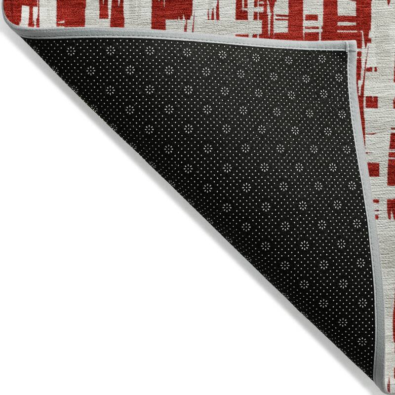 HomeRoots Abstract Transitional Rectangle Outdoor Rug
