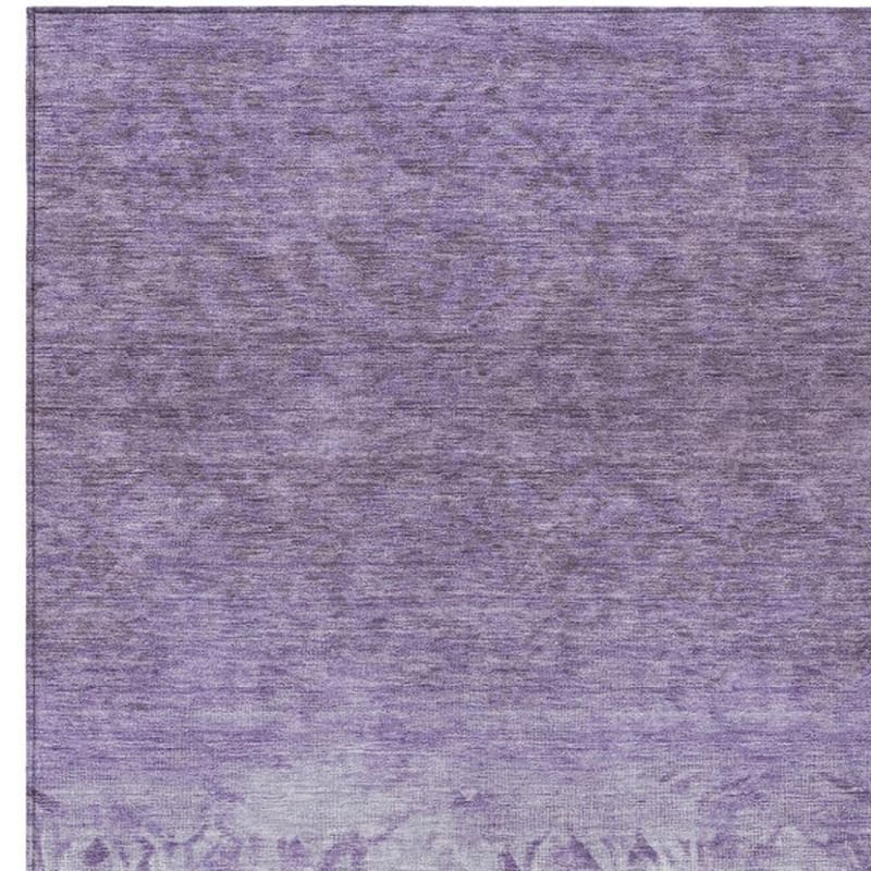 HomeRoots Damask Transitional Rectangle Outdoor Rug