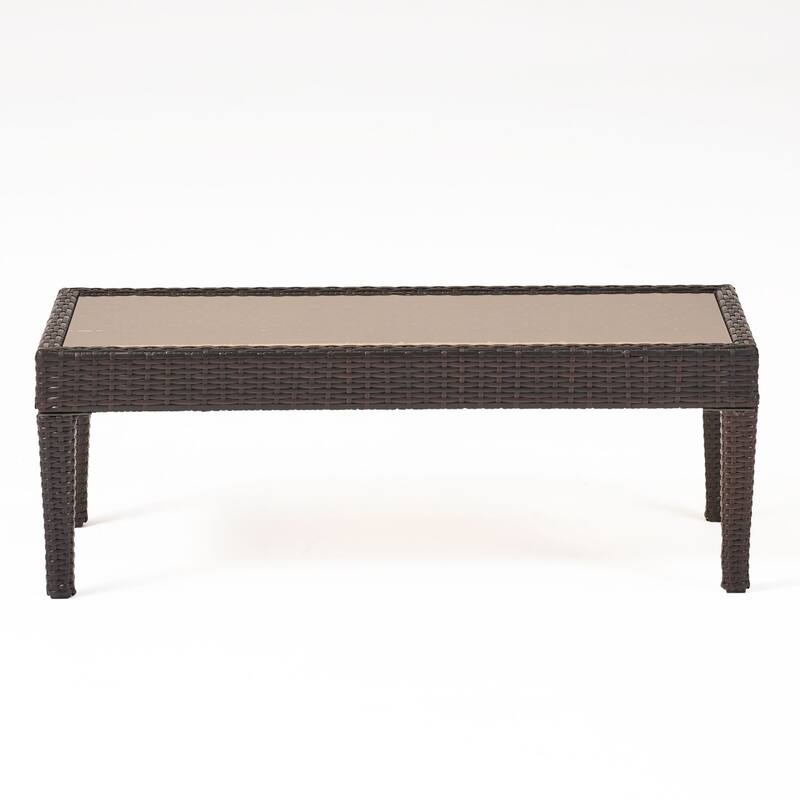 Outdoor PE Wicker Talking Set 2 Pcs