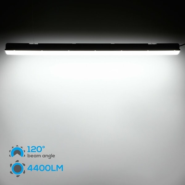 LEONLITE 70W LED Vapor Proof Fixture 5000K Safety Guarantee Pack of 4 7700lm