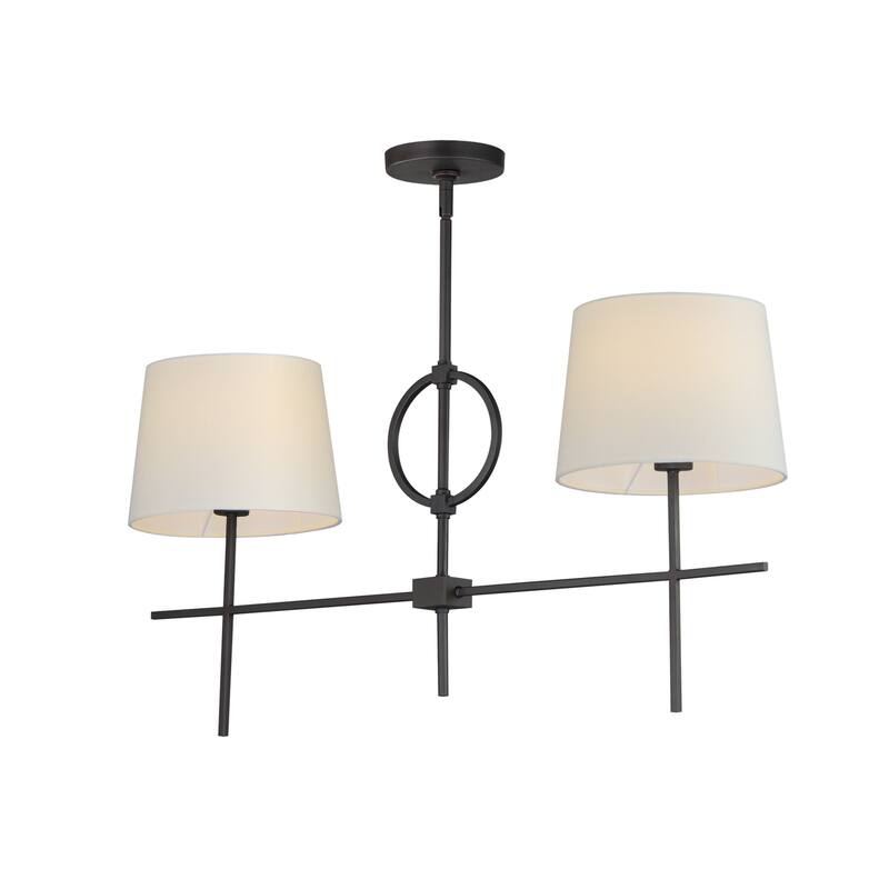 Maxim 27722OF Paoli 2 Light 36" Wide Linear Pendant - Charcoal Bronze
