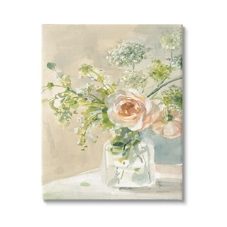 Stupell Rose Bouquet Painting Canvas Wall Art Design by Danhui Nai ...