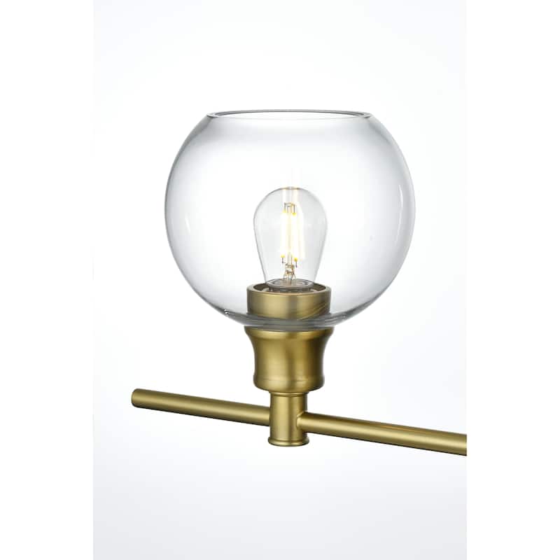 Camille Clear Glass 4-light Wall Sconce